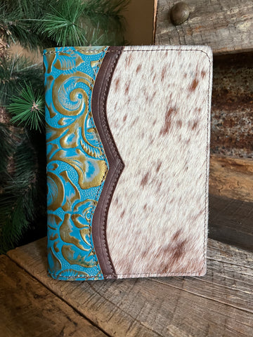 Turquoise/gold Jr planner